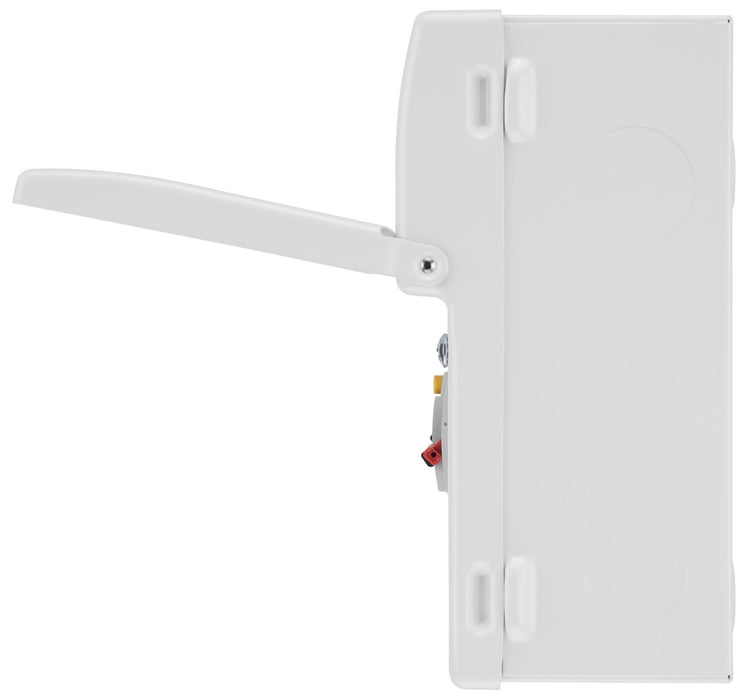 BG Fortress CF16D1110 16 Module 10 Way Unpopulated Dual RCD Consumer Unit with 100A Main Switch & 2x 100A Type A 30mA RCD