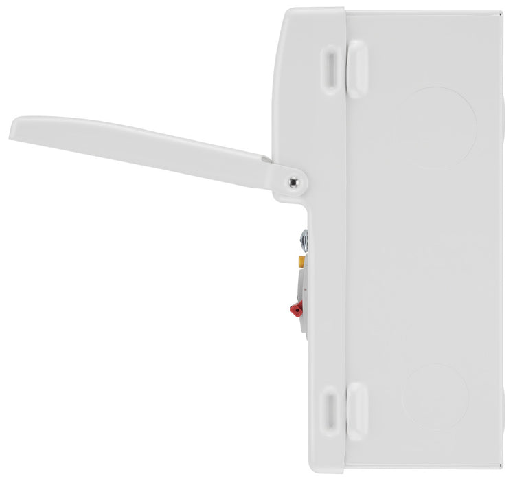 BG Fortress CF16D11S9 16 Module 9 Way Unpopulated Dual RCD Consumer Unit with 100A Main Switch, 2x 100A Type A 30mA RCD & 1x SPD