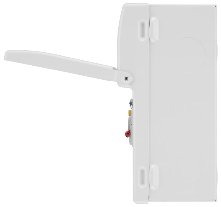 BG Fortress CF16D8810 16 Module 10 Way Unpopulated Dual RCD Consumer Unit with 100A Main Switch & 2x 80A Type A 30mA RCD