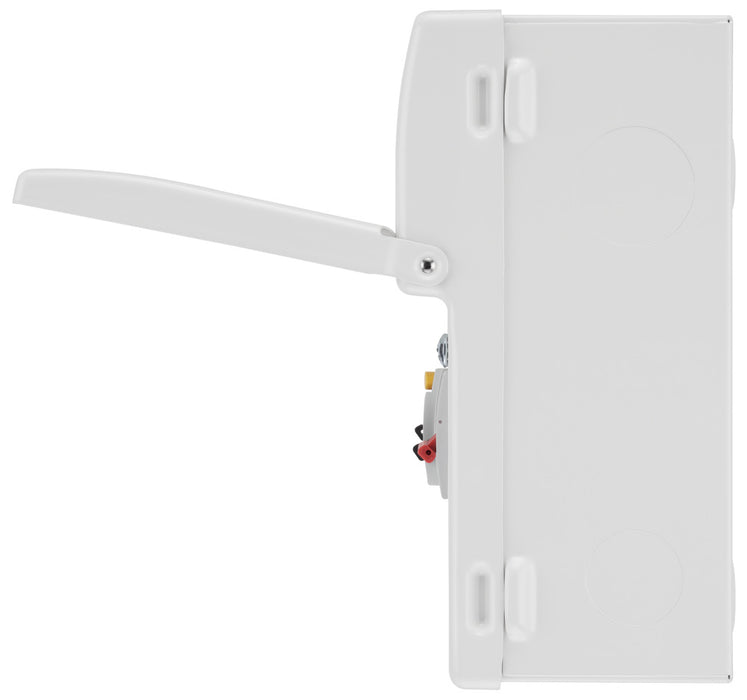 BG Fortress CF22D11S15 22 Module 15 Way Unpopulated Dual RCD Consumer Unit with 100A Main Switch, 2x 100A Type A 30mA RCD & 1x SPD