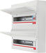 BG Fortress CF248MS43 48 Module 43 Way Unpopulated Metal Dual Row Consumer Unit with 100A Main Switch, 100A Terminal Block & 1x SPD - westbasedirect.com
