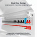 BG Fortress CF248MS43 48 Module 43 Way Unpopulated Metal Dual Row Consumer Unit with 100A Main Switch, 100A Terminal Block & 1x SPD - westbasedirect.com