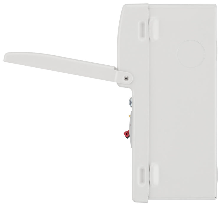 BG Fortress CF5R4P23 Garage Unit - IP20 Metal Enclosure, 40A Type A 30mA RCD, 6+32A MCB