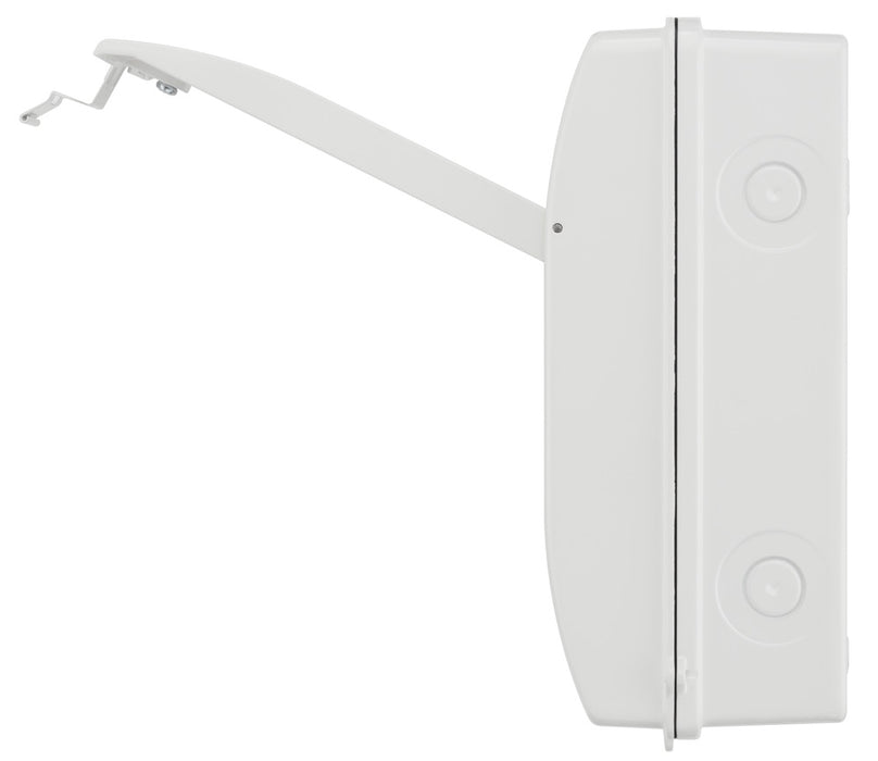 BG CFE7AFAW 5 Module IP65 Weatherproof White Metal EV Charger Circuit Protection with 100A Main Switch, 40A 30mA Type A AFDD & Type 2 SPD