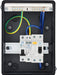 BG CFEV5A 5 Module IP65 Weatherproof Grey Metal EV Charger Circuit Protection with 40A 30mA Type A RCD, 40A B Curve MCB & Type 2 SPD - westbasedirect.com