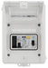 Sync Energy CFEV5AW 5 Module IP65 Weatherproof White Metal EV Charger Circuit Protection with 40A 30mA Type A RCD, 40A B Curve MCB & Type 2 SPD - westbasedirect.com