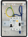BG CFEV5AW 5 Module IP65 Weatherproof White Metal EV Charger Circuit Protection with 40A 30mA Type A RCD, 40A B Curve MCB & Type 2 SPD - westbasedirect.com