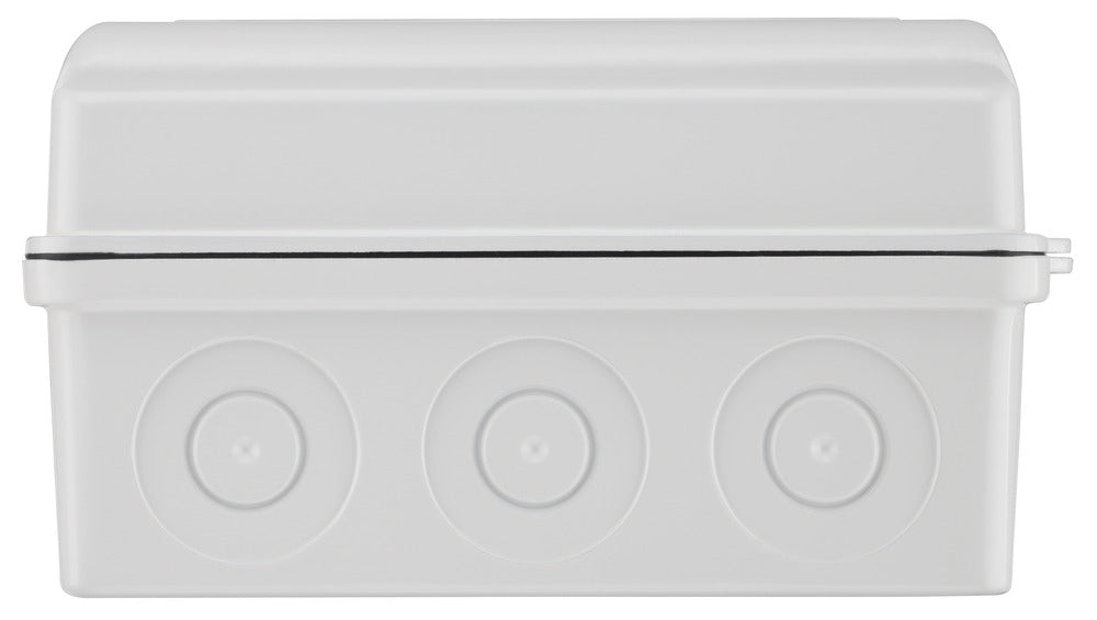 Sync Energy CFEV6W 5 Module IP65 Weatherproof White Metal EV Charger Circuit Protection with 100A Main Switch, 40A B Curve MCB & Type 2 SPD - westbasedirect.com