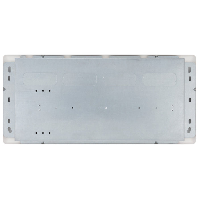BG Fortress CFF22M20 22 Module 20 Way Unpopulated Fully Recessed Metal Consumer Unit with 100A Main Switch