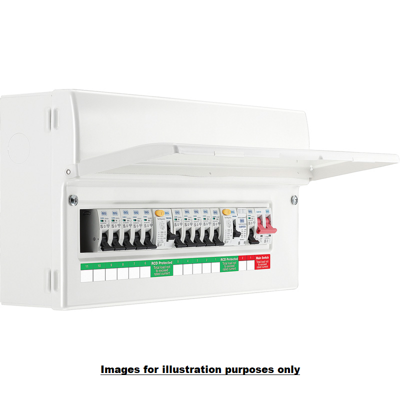 BG Fortress Dual RCD Consumer Units with SPD