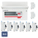 BG Fortress CFUSW08SPD 12 Module 8 Way 100A Main Switch Consumer Unit with T2 SPD + 6 RCBOs & 2x CUA19 FREE Blanks - westbasedirect.com
