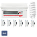 BG Fortress CFUSW12SPD 16 Module 12 Way 100A Main Switch Consumer Unit with T2 SPD + 6 RCBOs & 6x CUA04 FREE Blanks - westbasedirect.com