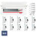 BG Fortress CFUSW15SPD 19 Module 15 Way 100A Main Switch Consumer Unit with T2 SPD + 10 RCBOs & 5x CUA04 FREE Blanks - westbasedirect.com