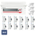 BG Fortress CFUSW15SPD 19 Module 15 Way 100A Main Switch Consumer Unit with T2 SPD + 12 RCBOs & 3x CUA04 FREE Blanks - westbasedirect.com