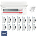 BG Fortress CFUSW15SPD 19 Module 15 Way 100A Main Switch Consumer Unit with T2 SPD + 14 RCBOs & 1x CUA04 FREE Blank - westbasedirect.com