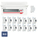 BG Fortress CFUSW15SPD 19 Module 15 Way 100A Main Switch Consumer Unit with T2 SPD + 14 RCBOs & 1x CUA19 FREE Blank - westbasedirect.com