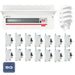 BG Fortress CFUSW18SPD 22 Module 18 Way 100A Main Switch Consumer Unit with T2 SPD + 14 RCBOs & 4x CUA04 FREE Blanks - westbasedirect.com