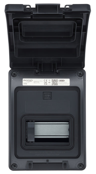 BG CP55G 5 Module IP66 Weatherproof Grey Plastic Empty Enclosure - westbasedirect.com