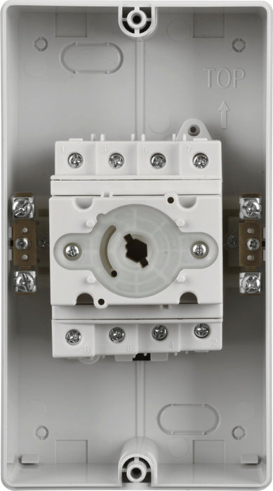 BG CPDC425 DC Rotary Isolator IP66 Plastic White 25A 4 Pole