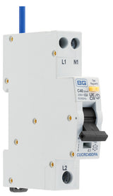 BG CUCRC40DPA 40A 30mA C Curve Type A Double Pole Compact RCBO Bi-Directional - westbasedirect.com