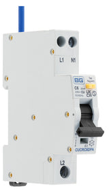 BG CUCRC6DPA 6A 30mA C Curve Type A Double Pole Compact RCBO Bi-Directional - westbasedirect.com
