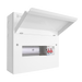 Click Elucian CUEB10MSSP7 10 Way Metal Consumer Unit with 100A Main Switch & 18mm 2 Pole Type 2 SPD - westbasedirect.com