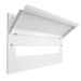 Click Elucian CUEB18FL 18 Way Metal Consumer Unit Flush Lid & Spacers - westbasedirect.com