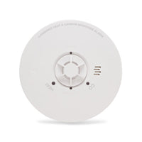 HiSPEC HSSA/HCO/10 PULSE Mains Heat and Carbon Monoxide Alarm c/w 10 Year Lithium Battery Backup (Full Unit)