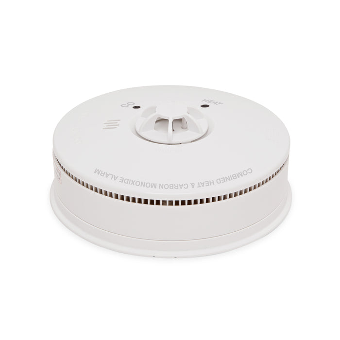 HiSPEC HSSA/HCO/10 PULSE Mains Heat and Carbon Monoxide Alarm c/w 10 Year Lithium Battery Backup (Full Unit) - westbasedirect.com