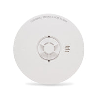 HiSPEC HSSA/OH/10 PULSE Mains Smoke and Heat Alarm c/w 10 Year Lithium Battery Backup (Full Unit)