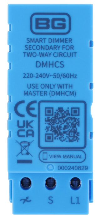 BG DMHCS White Moulded Secondary Smart Dimmer Module - westbasedirect.com