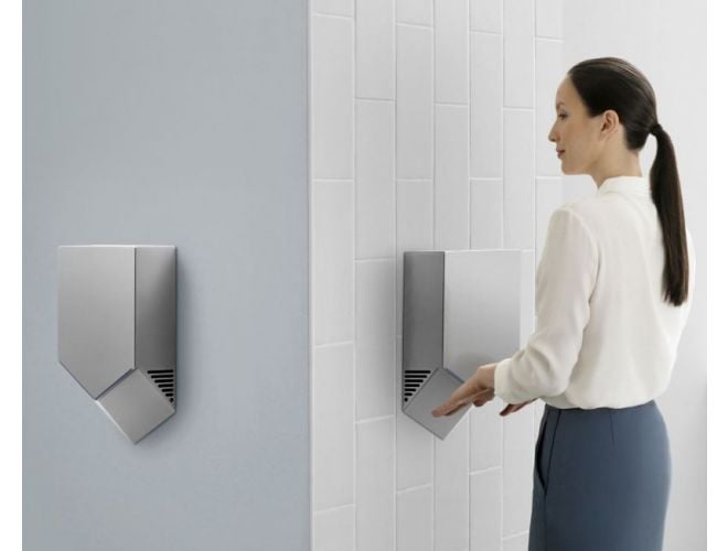 Dyson HU02W 1kW Airblade V Hand Dryer White - westbasedirect.com