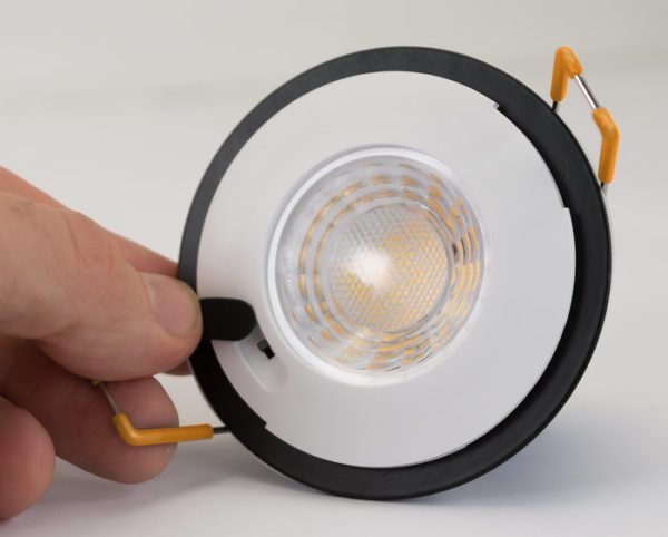 Quickwire QWDL_RIC Ricoman IP65 Fire-Rated Downlight Fitted with Quickwire Plug & Socket (Supplied with White Bezel as Standard)