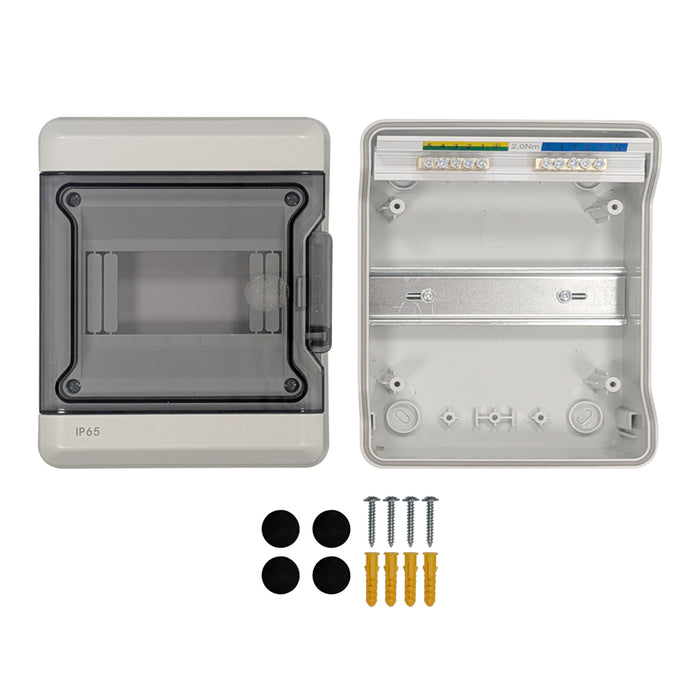Deligo EBW12 IP65 12 Modular Weatherproof Enclosure 203 x 296 x 120mm - westbasedirect.com