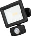 Luceco EFLD10B40P-06 10W Essence Security PIR Floodlight with Ball Joint 1m Cable - Dusk-Till-Dawn Override PIR - Black - westbasedirect.com