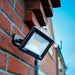 Luceco EFLD20B40-06 20W Essence Security Non-PIR Floodlight with Ball Joint 1m Cable - Black - westbasedirect.com