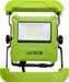 Luceco EFLDS30B50UK Foldable Compact Worklight with 13A Power Socket 30W 2400lm 5000K - 1.5M Cable & UK Plug - westbasedirect.com