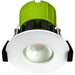 Luceco EFT60W40 FType Fixed 6W Cool White 4000K IP65 Dimmable Fire Rated Downlight - White - westbasedirect.com