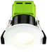 Luceco EFT60W40/6 FType Fixed 6W Cool White 4000K IP65 Dimmable Fire Rated Downlight - White (6 Pack) - westbasedirect.com