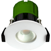 Luceco EFT60WCC/6 3000K 4000K 6500K FType Colour Change 6W IP65 Fire Rated Downlight - White (6 Pack)