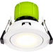 Luceco EFTA60W30 FType Adjustable 6W Dimmable Warm White 3000K IP20 Fire Rated LED Downlight - White - westbasedirect.com