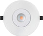Luceco EFTBZAPWH FType Downlight Adapter Plate - Matt White - westbasedirect.com