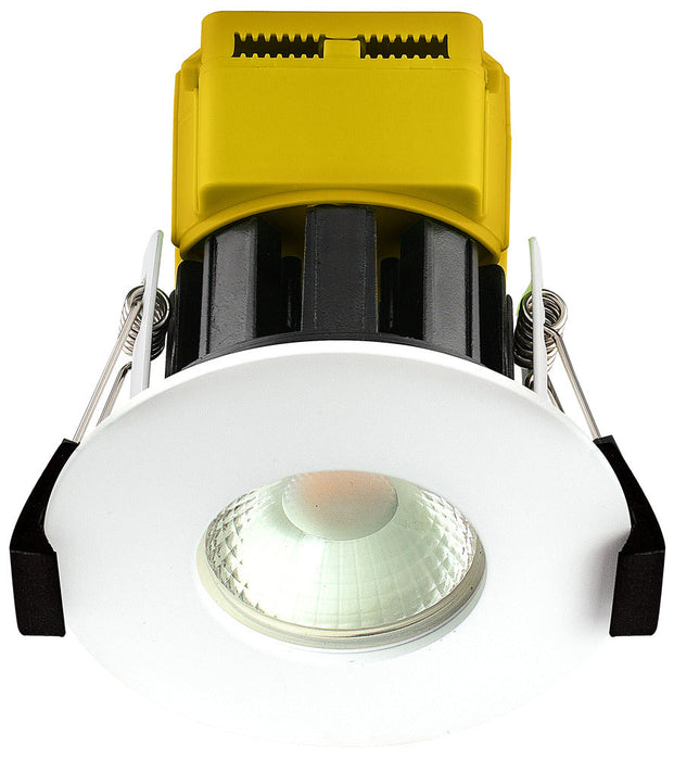 Luceco EFTD2W FType Dim2Warm 6W IP65 Fire Rated Downlight - White (10 Pack) - westbasedirect.com