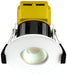 Luceco EFTD2W FType Dim2Warm 6W IP65 Fire Rated Downlight - White (10 Pack) - westbasedirect.com