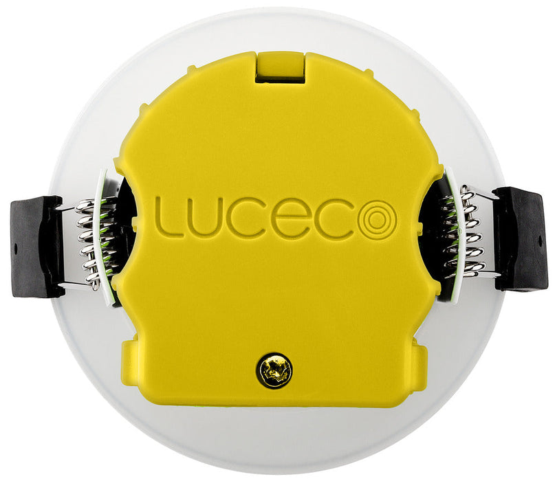 Luceco EFTD2W FType Dim2Warm 6W IP65 Fire Rated Downlight - White (10 Pack) - westbasedirect.com