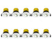 Luceco EFTD2W FType Dim2Warm 6W IP65 Fire Rated Downlight - White (10 Pack) - westbasedirect.com