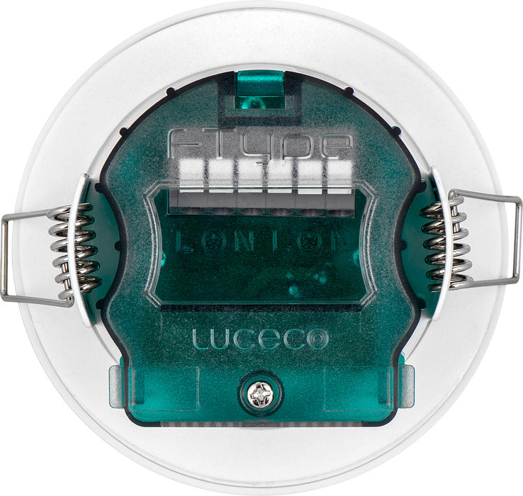 Luceco EFTF5W30 FType Essence 5W 515lm 3000K Dimmable IP65 White Bezel -  Flat (6 Pack)