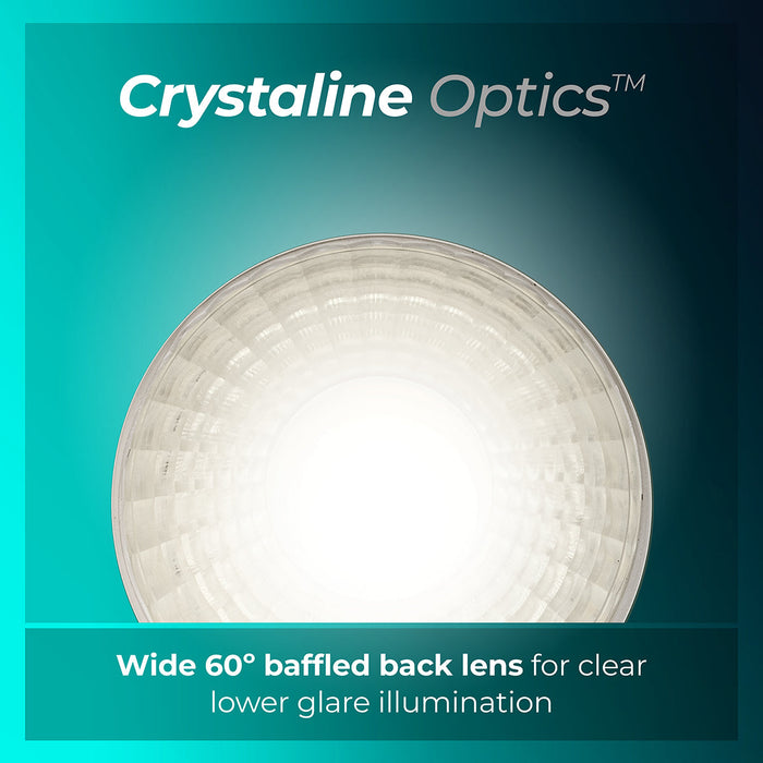 Luceco EFTF5W30 FType Essence 5W 515lm 3000K Dimmable IP65 White Bezel -  Flat (6 Pack)