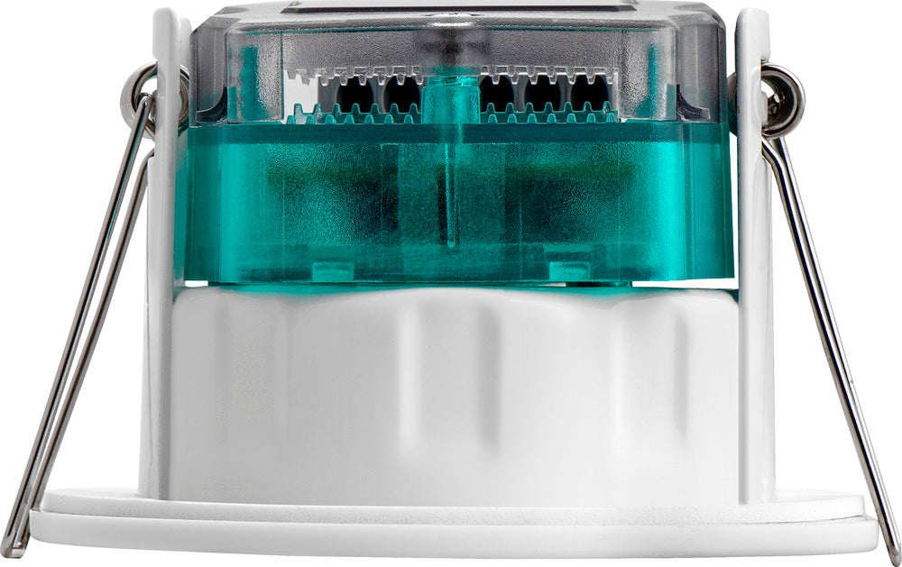 Luceco EFTF5W40 FType Essence 5W 550lm 4000K Dimmable IP65 White Bezel - Flat (6 Pack)