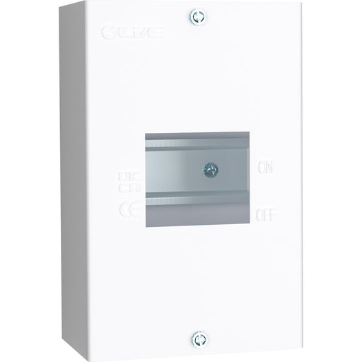 LIVE Electrical EMCU3 3 Way IP20 Metal Modular Enclosure without Lid - westbasedirect.com